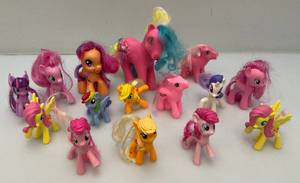 lot 156 image: Group Of Vintage Collectible My little Pony Figures