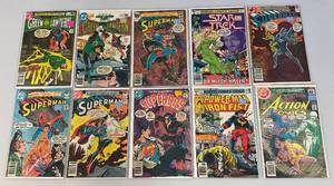lot 181 image: Vintage Misc. 40 Cent Comics Including GREEN  LANTERN And More (Bagged And Carded)