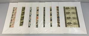 lot 236 image: Misc. Bank Note Prints Unframed