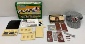 lot 244 image: Model Train Houses And Vintage Georgetown Loop Railroad Hat