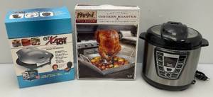 lot 250 image: Digital Power Cooker And Two GT Express 101 Grills In Original Box And More