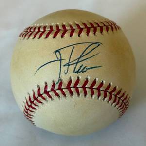 lot 15 image: Jim Thome Autographed Baseball - Official American League Ball With Signature