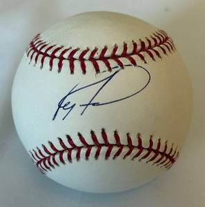 lot 19 image: Ryan Howard Autographed MLB Baseball