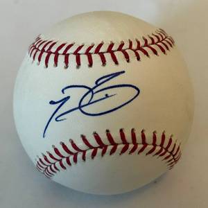 lot 21 image: Prince Fielder Autographed Baseball - Rawlings Official Major League Selig Ball