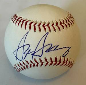 lot 23 image: Steven Strasburg Autographed Baseball - Official MLB Rawlings Ball