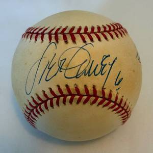 lot 27 image: Steve Garvey Autographed Baseball - 1974 MVP Inscription