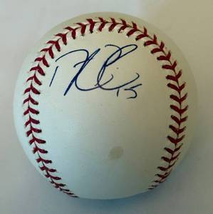 lot 30 image: Dustin Pedroia Autographed Baseball - Rawlings Official Major League Selig Ball