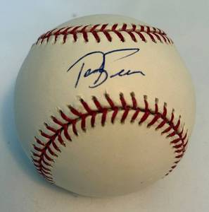 lot 40 image: Terry  Francona Autographed MLB Baseball - Official Major League Baseball - Rawlings
