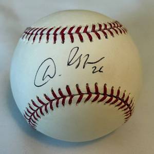 lot 54 image: Dan Uggla Autographed Baseball - Rawlings Official MLB Selig Ball