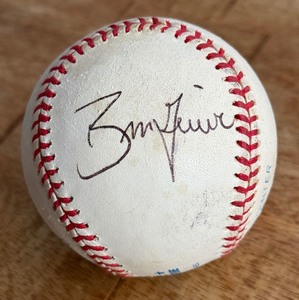 lot 67 image: Ben Grieve Signed Baseball Rawlings OALB Budig Ball