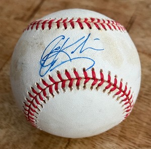 lot 77 image: Corey Koskie Signed Baseball Rawlings OALB Budig Ball Minnesota Twins