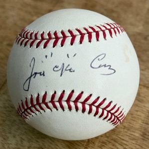lot 79 image: Jose Cruz Signed Baseball Rawlings OMLB Selig Ball