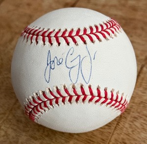 lot 80 image: Jose Cruz Jr. Signed Baseball Rawlings OALB Budig Ball