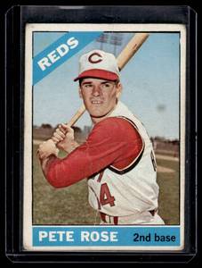 lot 17A image: Pete Rose 1966 Topps #30 Vintage Baseball Card