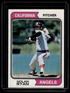 lot 20A image: Nolan Ryan 1974 Topps #20 Vintage Baseball Card - Nice Gradeable