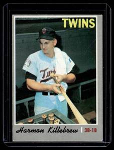 lot 40A image: Harmon Killebrew 1970 Topps #150 Vintage Minnesota Twins Baseball Card