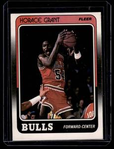 lot 63A image: Horace Grant RC 1988 Fleer #16 Vintage Basketball Card