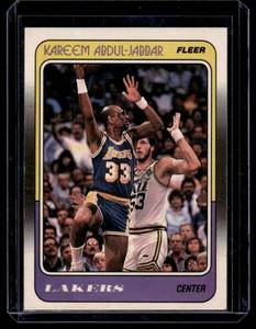 lot 70A image: Kareem Abdul-Jabbar 1988 Fleer #64 Vintage Basketball Card