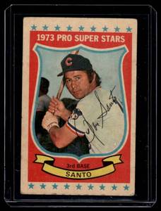 lot 80A image: Ron Santo 1973 Pro Super Stars #54 Vintage Baseball Card