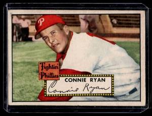 lot 83A image: 1952 Topps Connie Dyan #107 Vintage Baseball Card