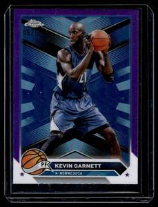 lot 84A image: Kevin Garnett 349 Refractor 2024 Topps Chrome #64 Minnesota Timberwolves Basketball Card