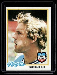 lot 109A image: George Brett 1978 Topps #100 Vintage Baseball Card