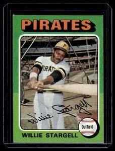 lot 118A image: Willie Stargell 1975 Topps #100 Vintage Baseball Card