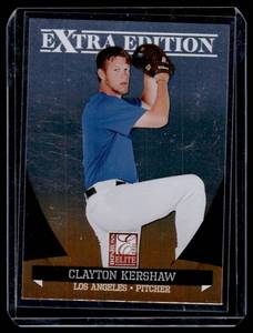 lot 154A image: Clayton Kershaw RC 2011 Donruss Elite Extra Edition #3 Rookie Baseball Card