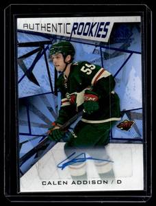 lot 49B image: Calen Adison Auto RC 2021-22 SP Games Used Hockey Authentic Rookies #175 Minnesota Wild