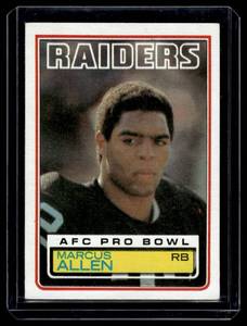 lot 28B image: Marcus Allen RC 1983 Topps #294 Vintage Rookie Football Card