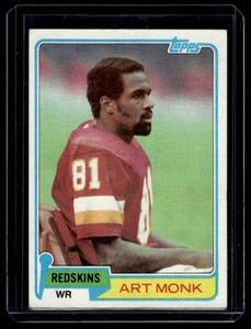 lot 39B image: Art Monk RC 1981 Topps #194 Rookie Vintage Football Card