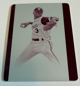 lot 16A image: Russell Wilson 1 of 1 Printing Plate 2015 National Treasures Multi-Sport #89 Rare 11 Baseball Card
