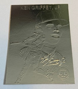 lot 81A image: Ken Griffey Jr. Gold Card 1996 Limited Edition Baseball Card