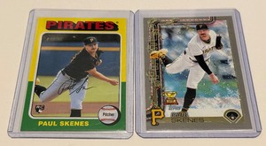 lot 109B image: Paul Skenes 2 Card Lot - Rookie Card and Rookie Cup Baseball Cards