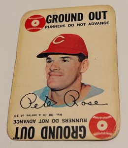 lot 7B image: Pete Rose 1968 Topps Game Card #30 Vintage Baseball Card