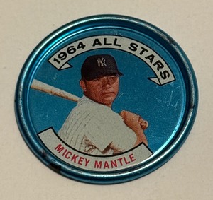 Mickey Mantle 1964 Topps All-Stars Vintage Baseball Coin #131