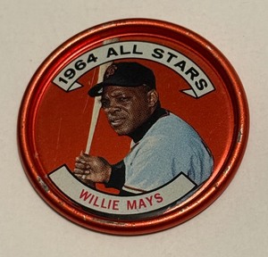 lot 6B image: Willie Mays 1964 Topps All-Stars Vintage Baseball Coin #151