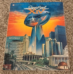 lot 81 image: Super Bowl XIV 1980 Official Football Program