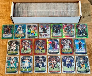 2020 Prizm Football Complete Card Set - Hurts, Burrow, Herbert, Tua, Lamb, Jefferson, Love RCs + Autos, Numbered, and More