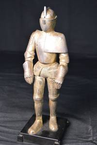 lot 64 image: 1950s Knight Armor Figurine Lighter