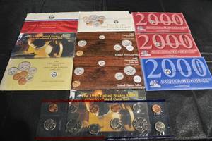 lot 99 image: United States Mint Uncirculated Coin Sets Lot Of 10