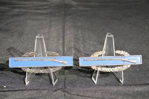 lot 142 image: Combat Infantry Badges - Sterling Silver - Lot of 2