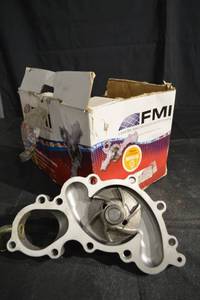 lot 222 image: FMI Premium Performance Water Pump - Automotive Replacement Impeller & Housing