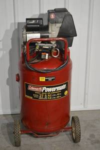 lot 157 image: Coleman Powermate Direct-Drive Air Compressor - 5-Gallon, 115V, 1 HP
