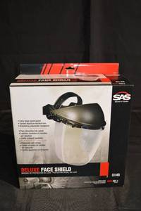 lot 170 image: SAS Deluxe Face Shield 5145 ANSI Z87.1 Safety Shield