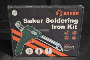 lot 173 image: Saker Soldering Iron Kit - 60W