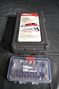 lot 181 image: Hyper Tough 1.5-Amp Rotary Tool with 105-Piece Accessory Kit & 40-Piece Sanding Set