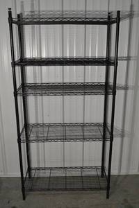 lot 207 image: Wire Shelving Unit - 5-Shelf, 36 x 18 x 72 in