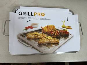 lot 127 image: New Grill Pro Stainless Steel Flat Grill Topper