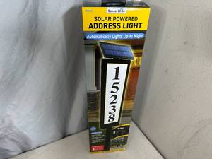 lot 135 image: New Solar Powered Address Light